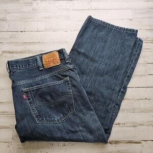 Levi’s 559 Jeans Mens Short Fit 46x25 Blue Relaxed Straight 100% Cotton